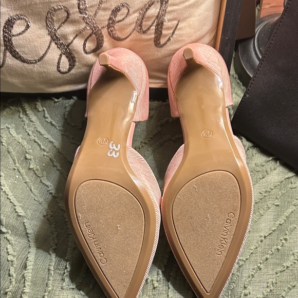 Calvin Klein Women's Pink D'Orsay Heels - Picture 6 of 6